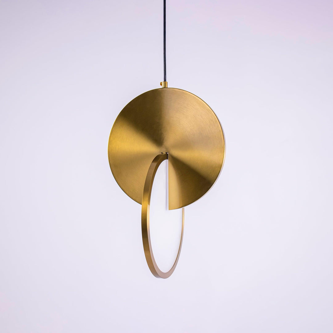 Disc Pendant Light | Mid Century Modern Hanging Lamp for Home Office | Vinlighting | Vinlighting