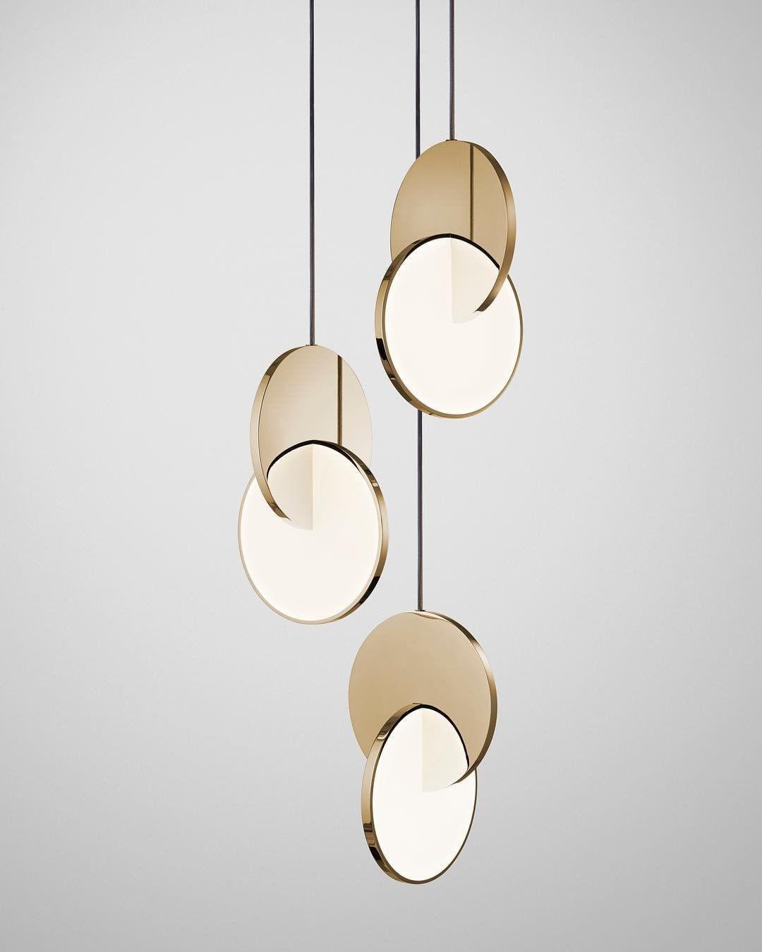 Disc Pendant Light | Mid Century Modern Hanging Lamp for Home Office | Vinlighting | Vinlighting