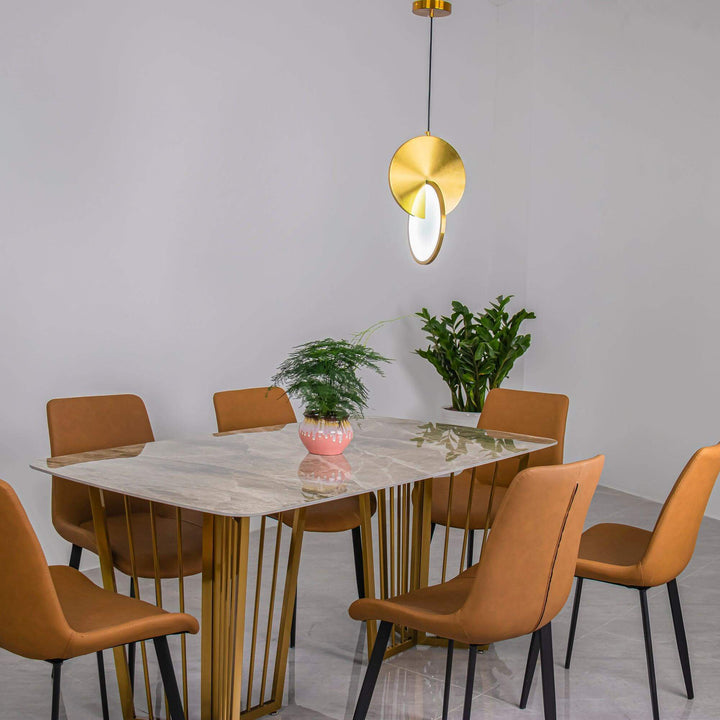 Disc Pendant Light | Mid Century Modern Hanging Lamp for Home Office | Vinlighting | Vinlighting