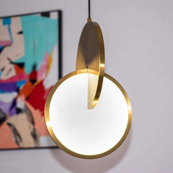 Disc Pendant Light | Mid Century Modern Hanging Lamp for Home Office | Vinlighting | Vinlighting