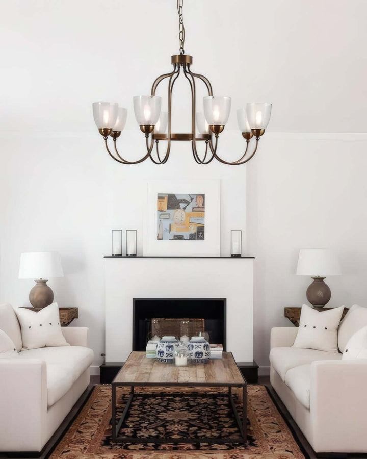 Dyzon Chandelier - Nordic Minimalist Lighting for Living Room