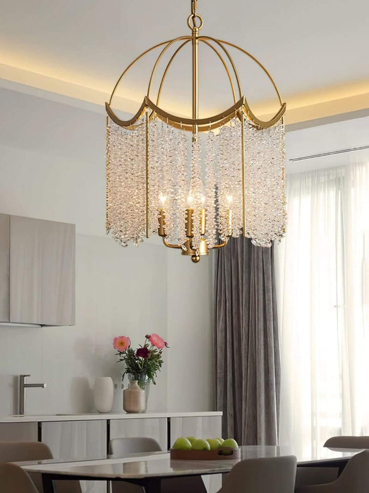 Elonique Chandelier – Contemporary Vintage Crystal Light