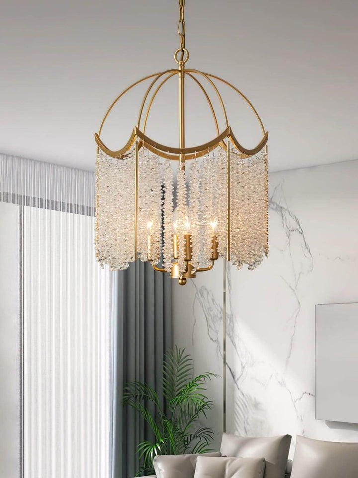 Elonique Chandelier – Contemporary Vintage Crystal Light