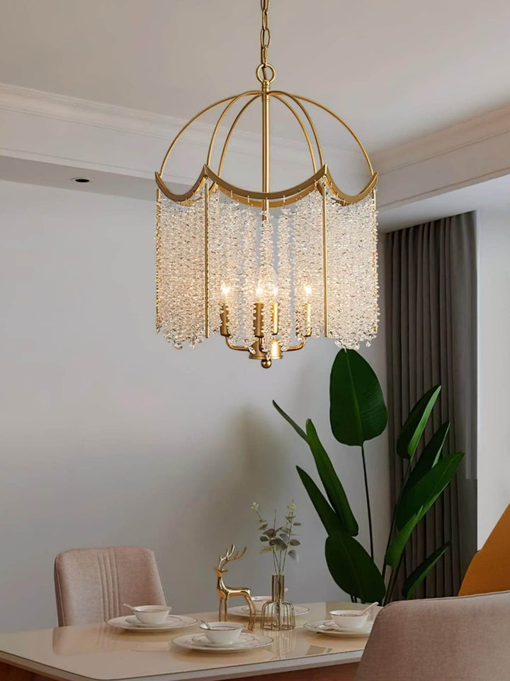 Elonique Chandelier – Contemporary Vintage Crystal Light