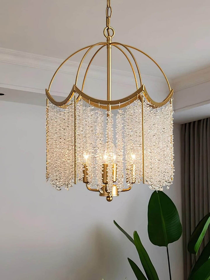 Elonique Chandelier – Contemporary Vintage Crystal Light