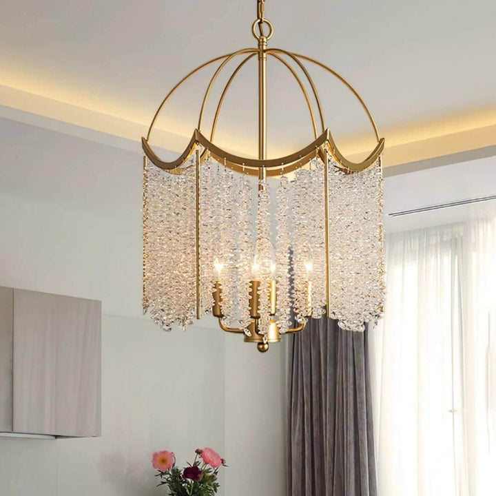 Elonique Chandelier – Contemporary Vintage Crystal Light