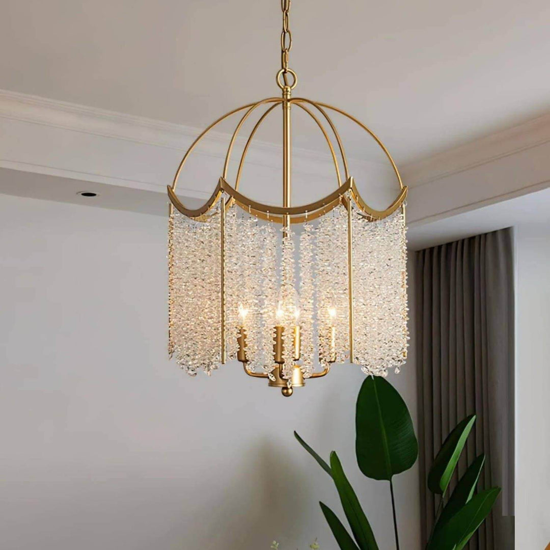 Elonique Chandelier – Contemporary Vintage Crystal Light