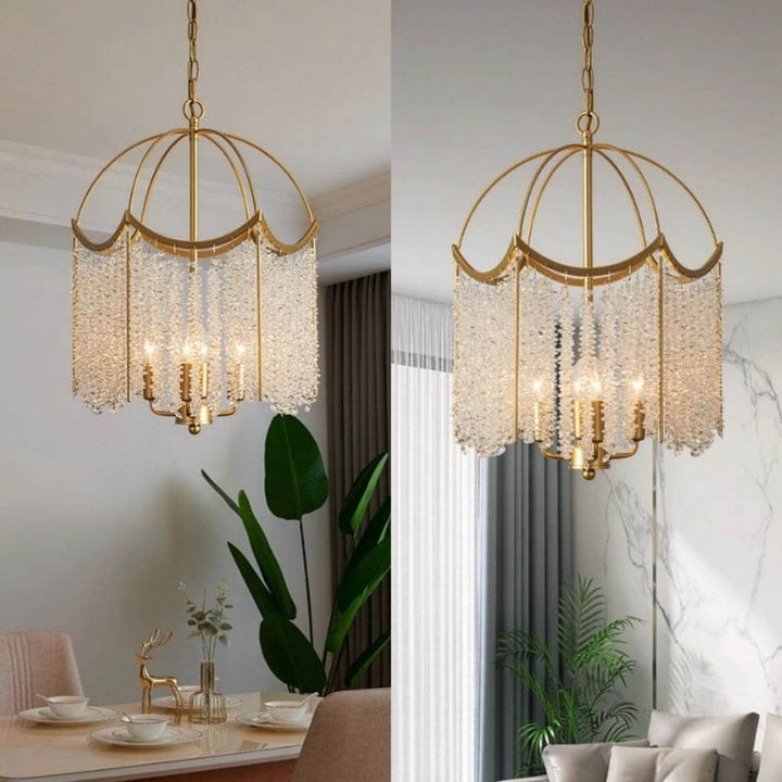 Elonique Chandelier – Contemporary Vintage Crystal Light