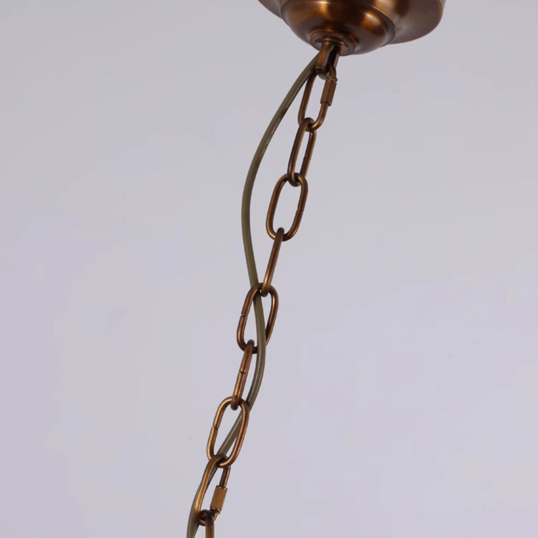 Elvarin Chandelier – Mid Century Modern Glass Lighting Fixture