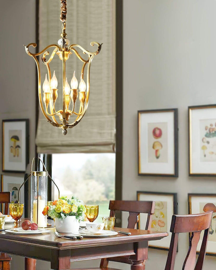 Elyra Vuno Chandelier – Classic American Retro Lighting Decor