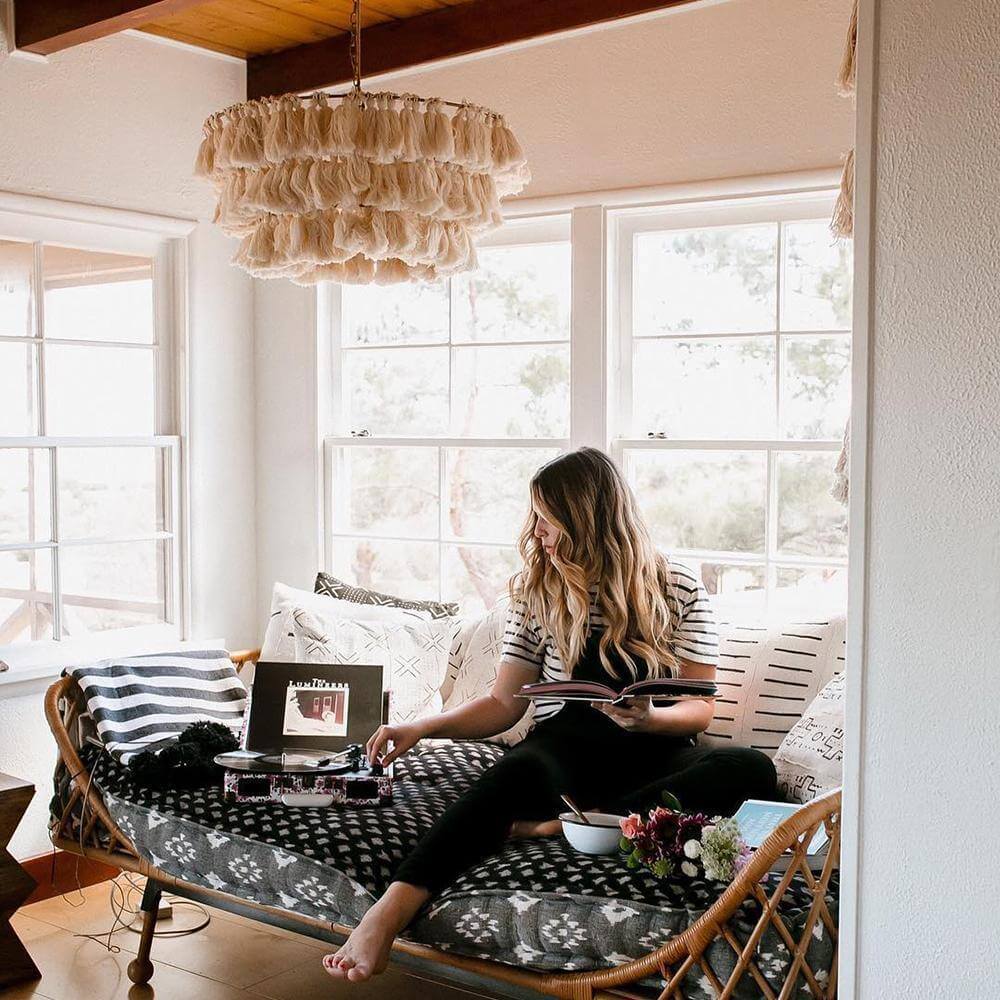 Fela Tassel Pendant Light | Boho Hanging for Bedroom & Living Room | Vinlighting | Vinlighting