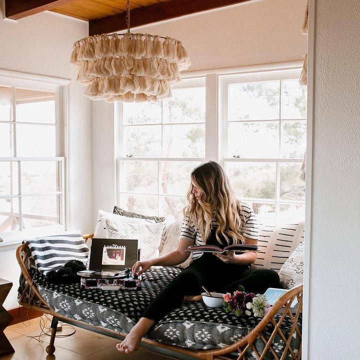 Fela Tassel Pendant Light | Boho Hanging for Bedroom & Living Room | Vinlighting | Vinlighting