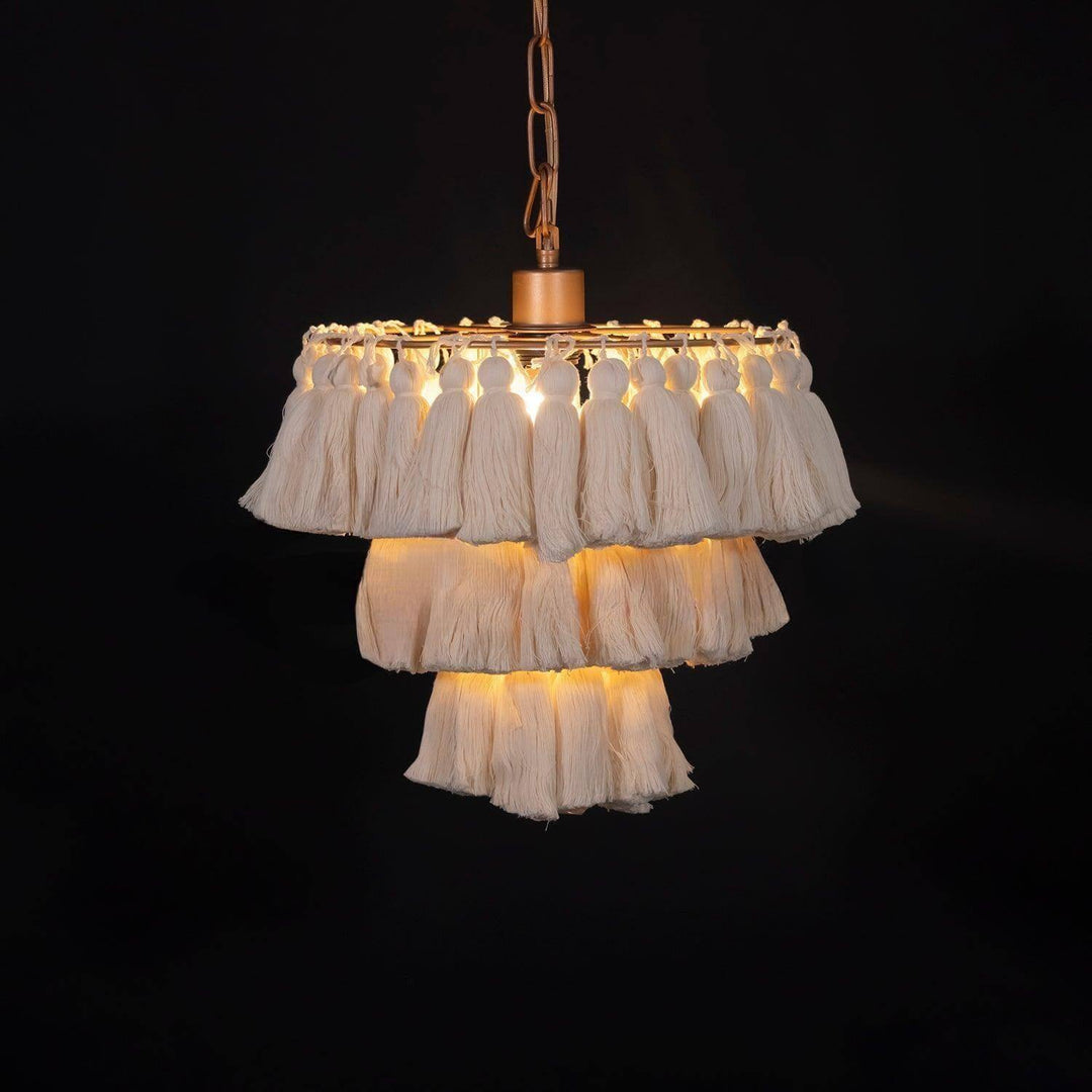 Fela Tassel Pendant Light | Boho Hanging for Bedroom & Living Room | Vinlighting | Vinlighting