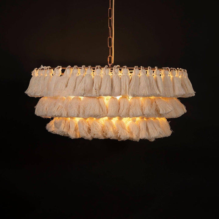 Fela Tassel Pendant Light | Boho Hanging for Bedroom & Living Room | Vinlighting | Vinlighting