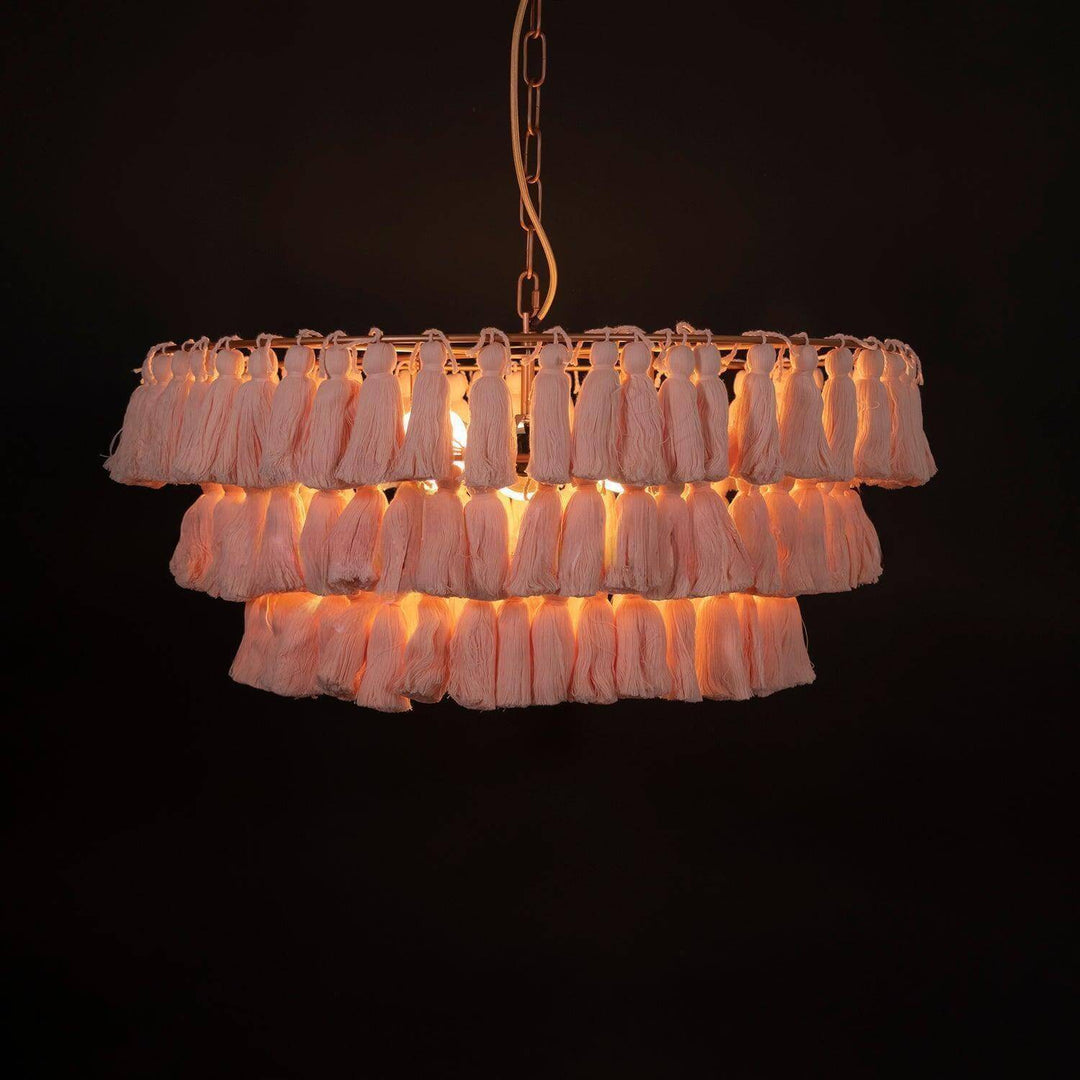 Fela Tassel Pendant Light | Boho Hanging for Bedroom & Living Room | Vinlighting | Vinlighting