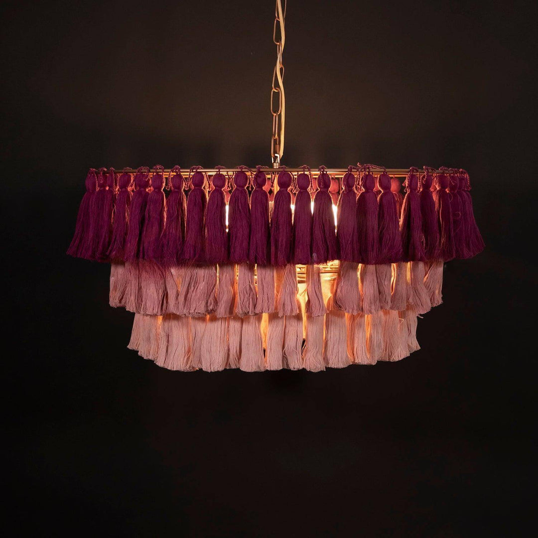 Fela Tassel Pendant Light | Boho Hanging for Bedroom & Living Room | Vinlighting | Vinlighting