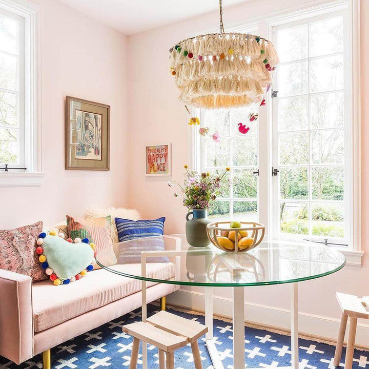 Fela Tassel Pendant Light | Boho Hanging for Bedroom & Living Room | Vinlighting | Vinlighting