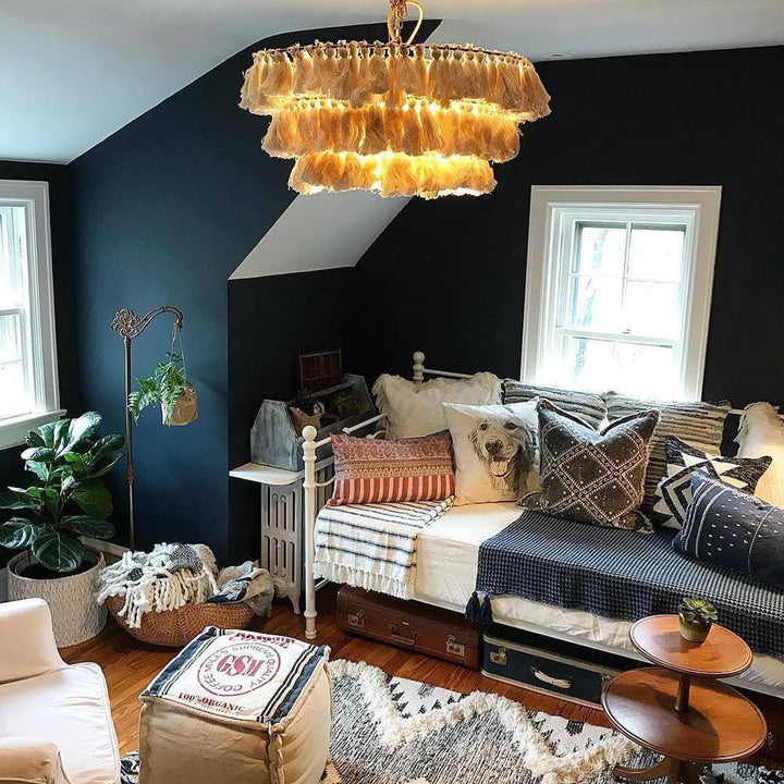 Fela Tassel Pendant Light | Boho Hanging for Bedroom & Living Room | Vinlighting | Vinlighting