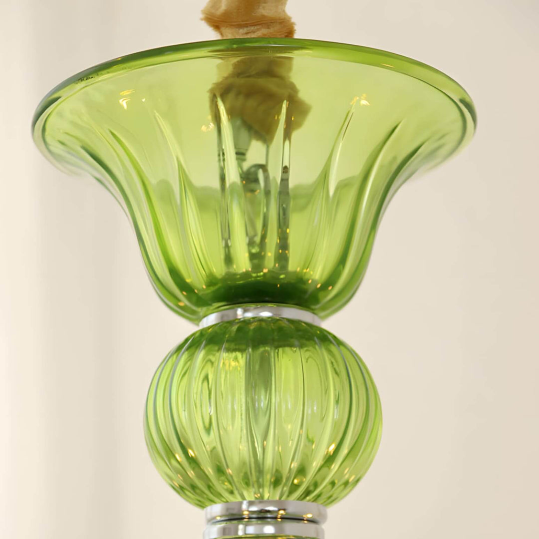 Fintav Chandelier β Modern Glass Light for Dining Area
