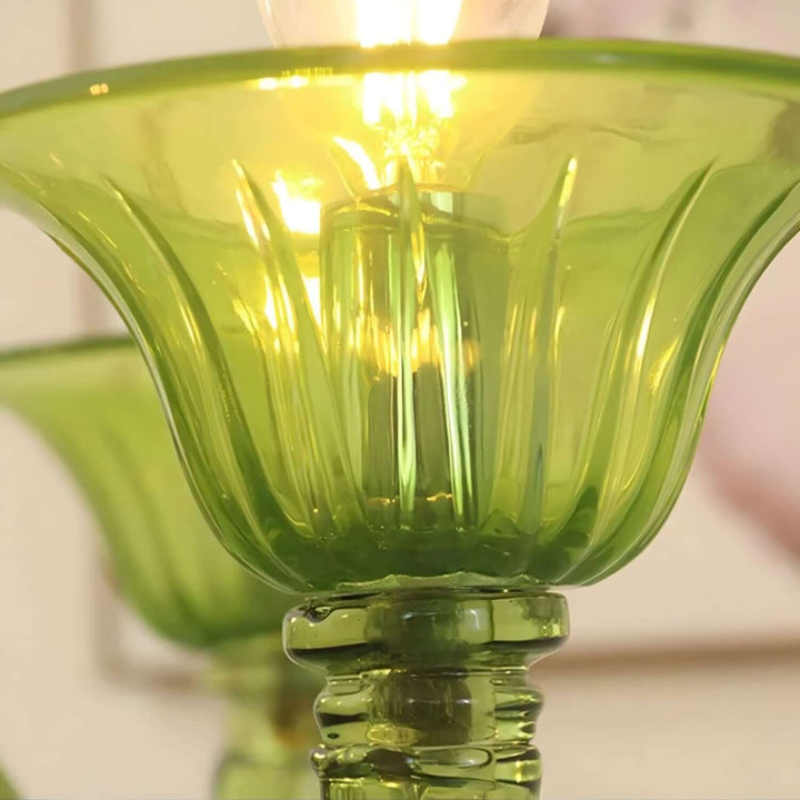 Fintav Chandelier β Modern Glass Light for Dining Area