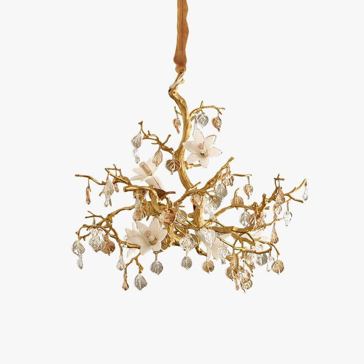 Fiori Chandelier – Elegant Brass Design with H65 Solid Copper | Vinlighting | Vinlighting