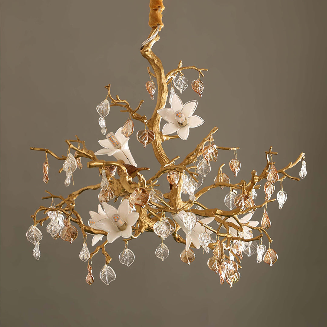 Fiori Chandelier – Elegant Brass Design with H65 Solid Copper | Vinlighting | Vinlighting