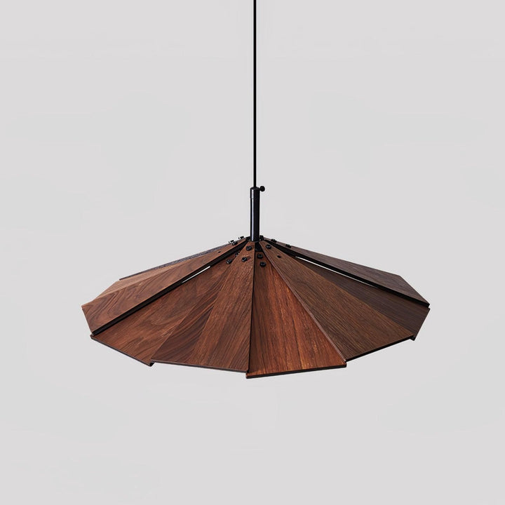Fleura Pendant Light - Mid Century Wood Dining Room Fixture