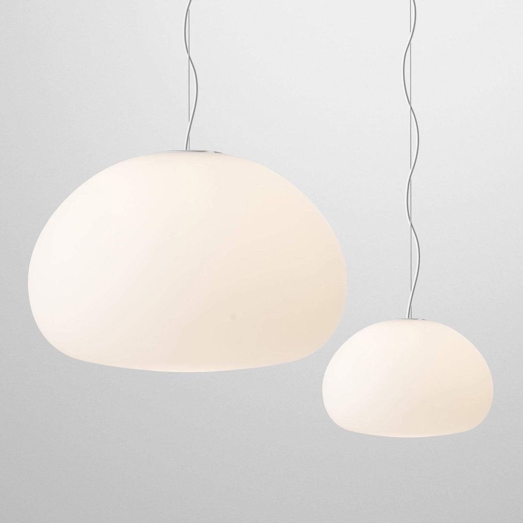 Fluid Pendant Lamp – Simple Cloud Shape Modern Glass Chandelier | Vinlighting | Vinlighting