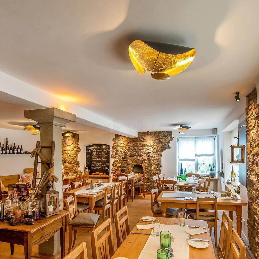 Giorgio Ceiling Light β Elegant Curved Disc Light Fixture | Vinlighting | Vinlighting