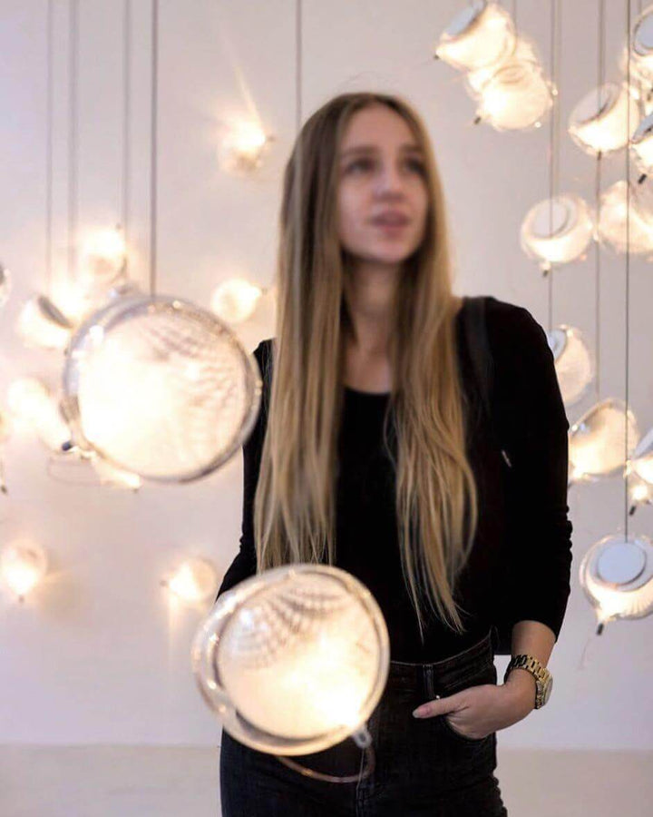 Glass Globe 76 Pendant Light | Mesh Glass Chandelier | Vinlighting | Vinlighting | Vinlighting