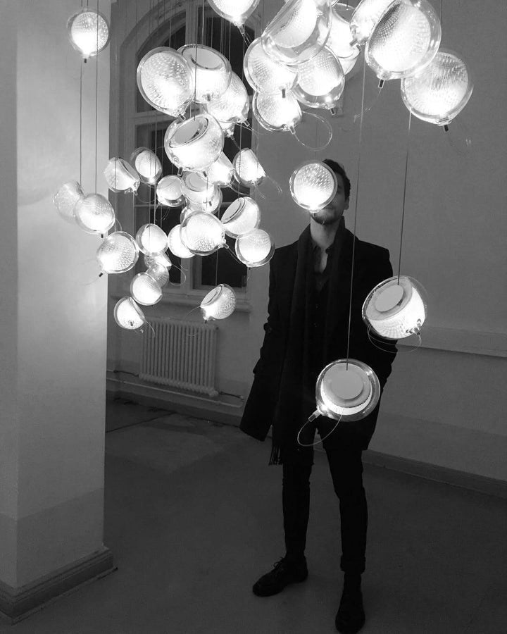 Glass Globe 76 Pendant Light | Mesh Glass Chandelier | Vinlighting | Vinlighting | Vinlighting