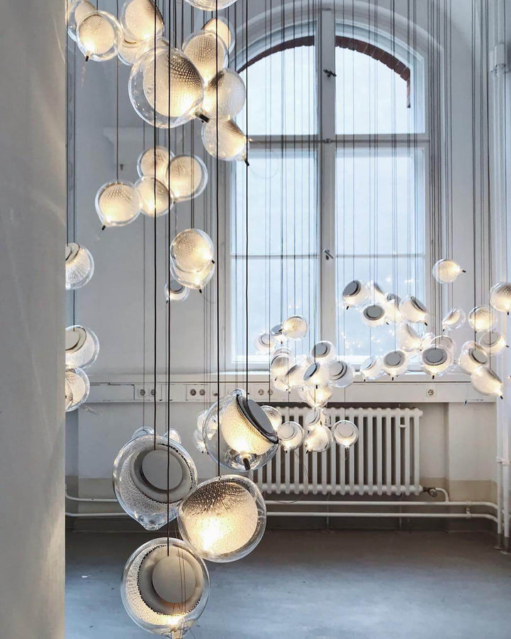 Glass Globe 76 Pendant Light | Mesh Glass Chandelier | Vinlighting | Vinlighting | Vinlighting