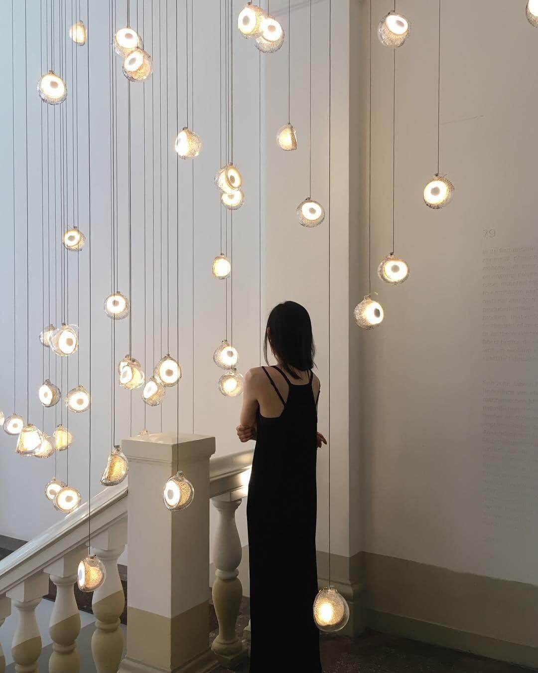 Glass Globe 76 Pendant Light | Mesh Glass Chandelier | Vinlighting | Vinlighting | Vinlighting