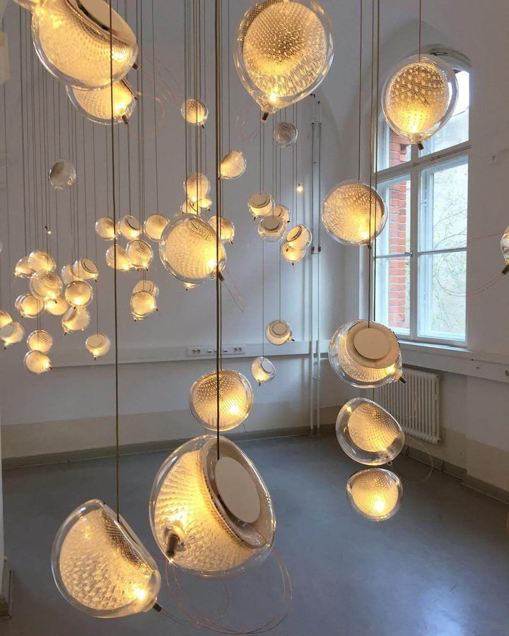 Glass Globe 76 Pendant Light | Mesh Glass Chandelier | Vinlighting | Vinlighting | Vinlighting