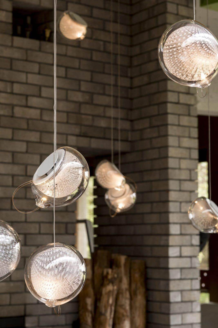 Glass Globe 76 Pendant Light | Mesh Glass Chandelier | Vinlighting | Vinlighting | Vinlighting
