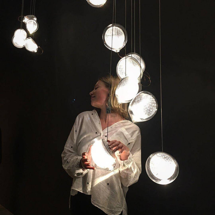 Glass Globe 76 Pendant Light | Mesh Glass Chandelier | Vinlighting | Vinlighting | Vinlighting