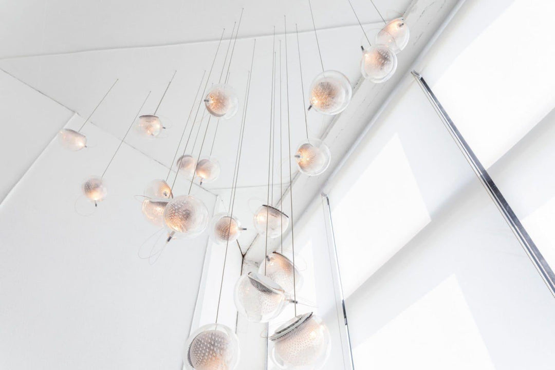 Glass Globe 76 Pendant Light | Mesh Glass Chandelier | Vinlighting | Vinlighting | Vinlighting