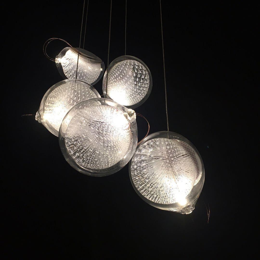 Glass Globe 76 Pendant Light | Mesh Glass Chandelier | Vinlighting | Vinlighting | Vinlighting