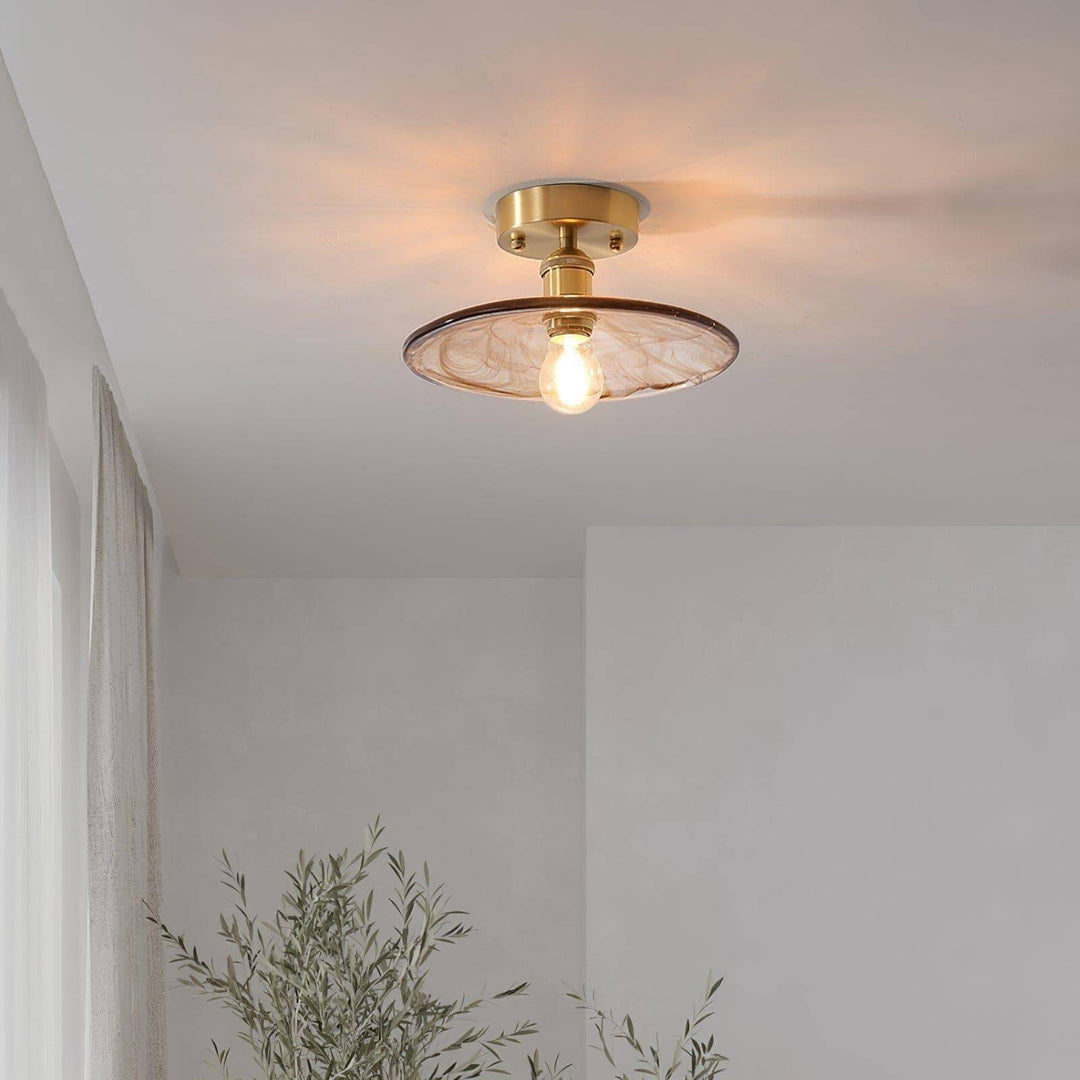 Heaney Ceiling Light – Retro-Inspired Glass Light Fixture | Vinlighting | Vinlighting