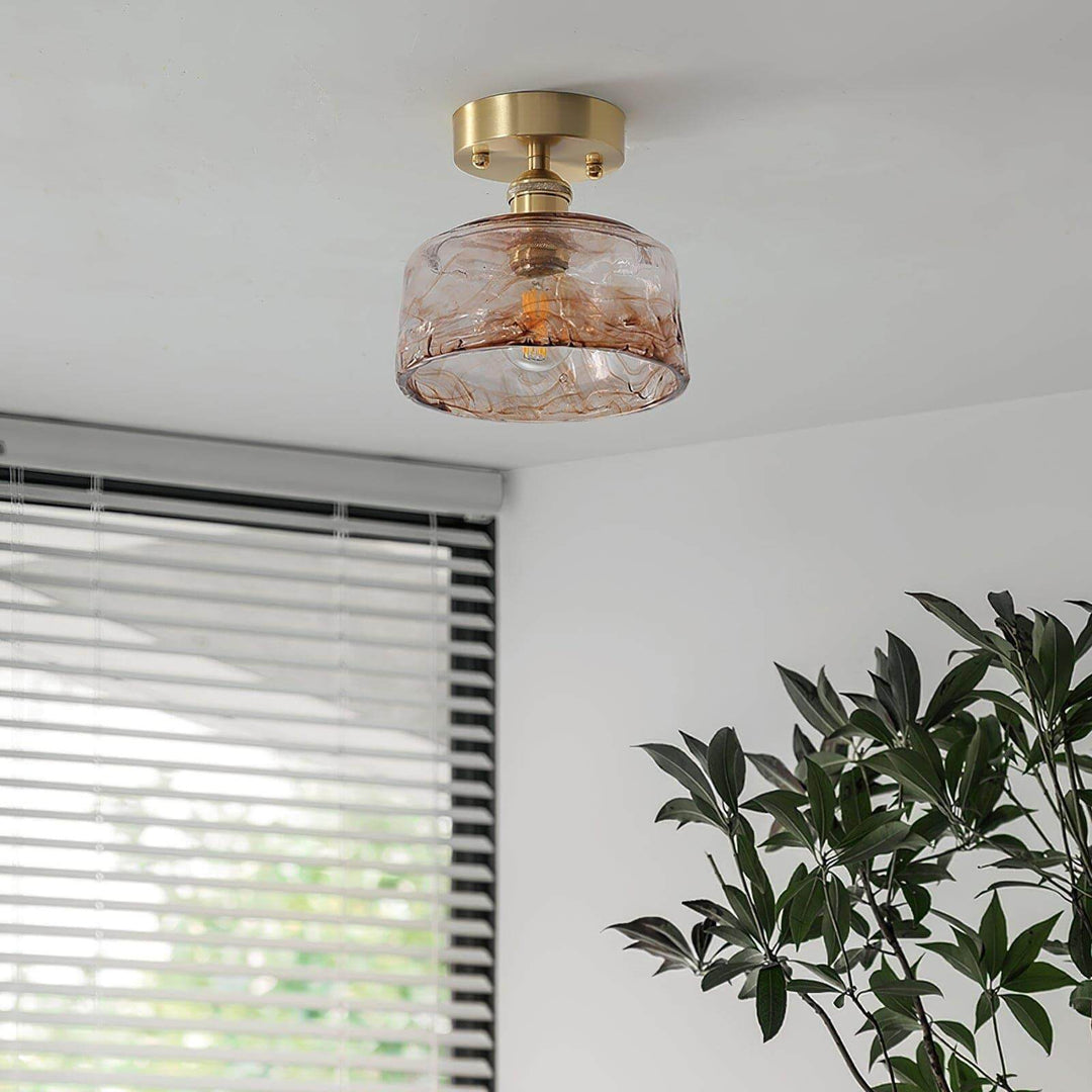 Heaney Ceiling Light – Retro-Inspired Glass Light Fixture | Vinlighting | Vinlighting