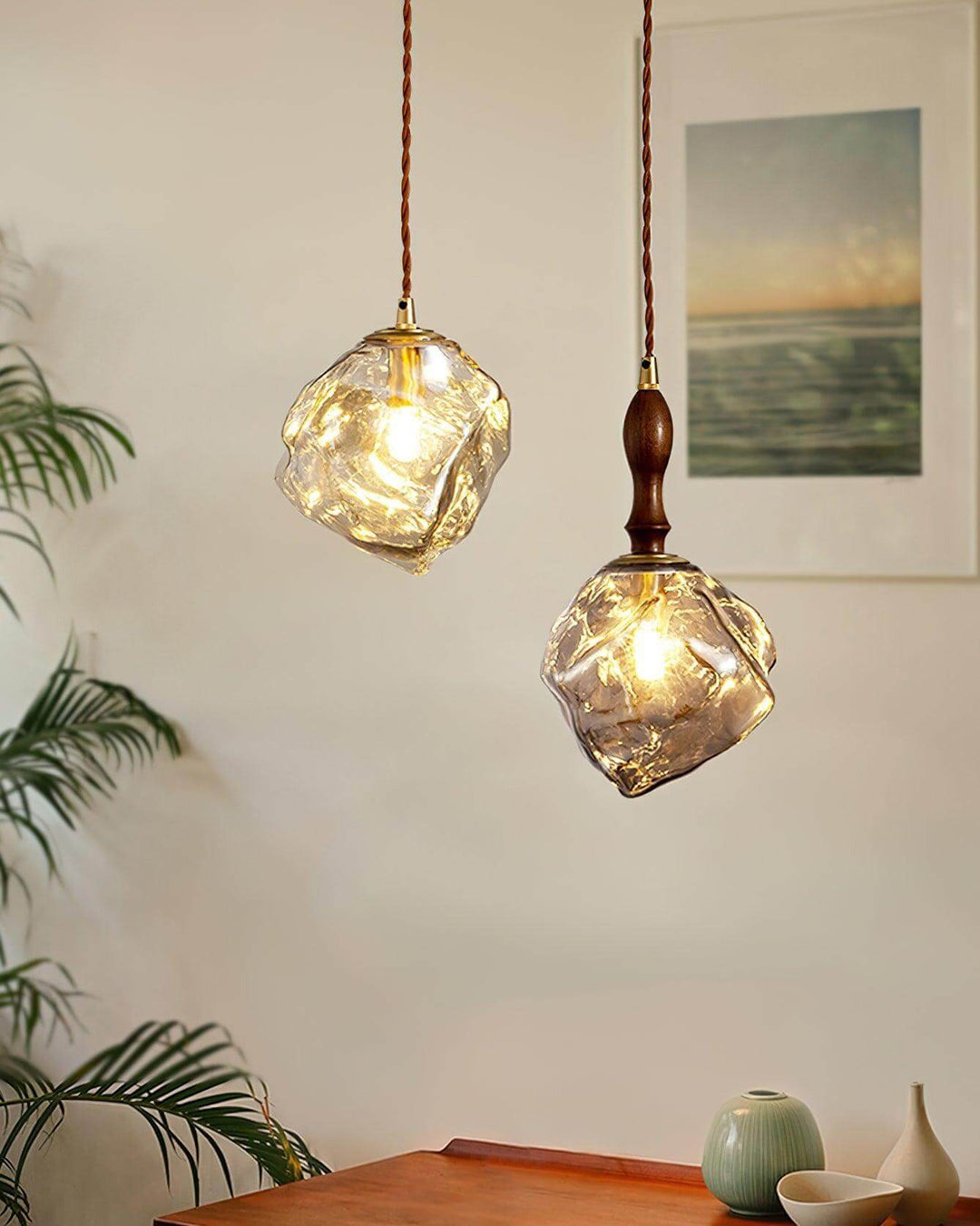 Ice Cubes Pendant Lamp โ Sparkling Glass Lighting for Elegant Spaces | Vinlighting | Vinlighting