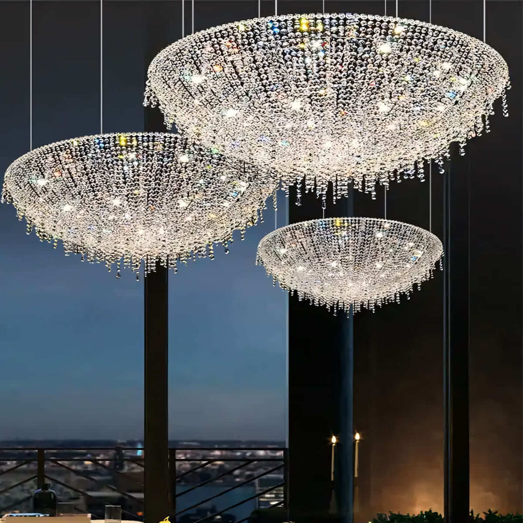 Jovira Crystal Chandelier – Modern Elegant Luxurious Lighting