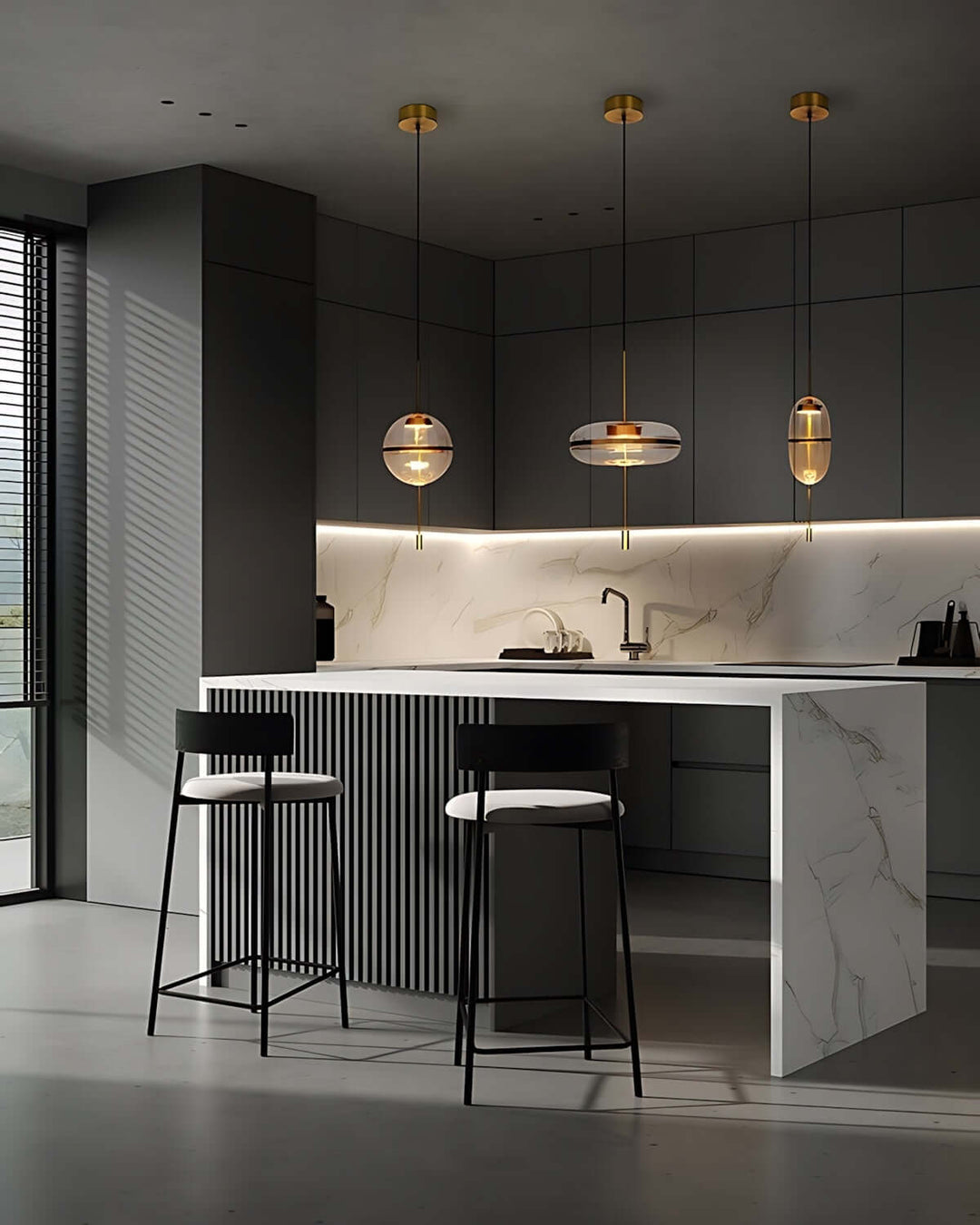 Jumeru Pendant Light β Modern Nordic Glass Dining Pendant Light