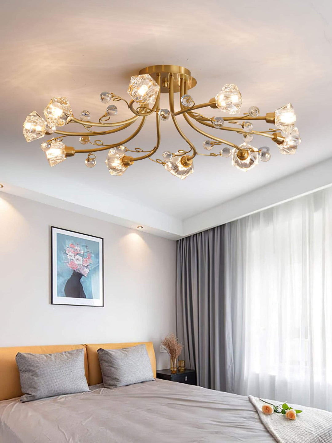 Kavroli Ceiling Light – Nordic Luxury Crystal Ceiling Light