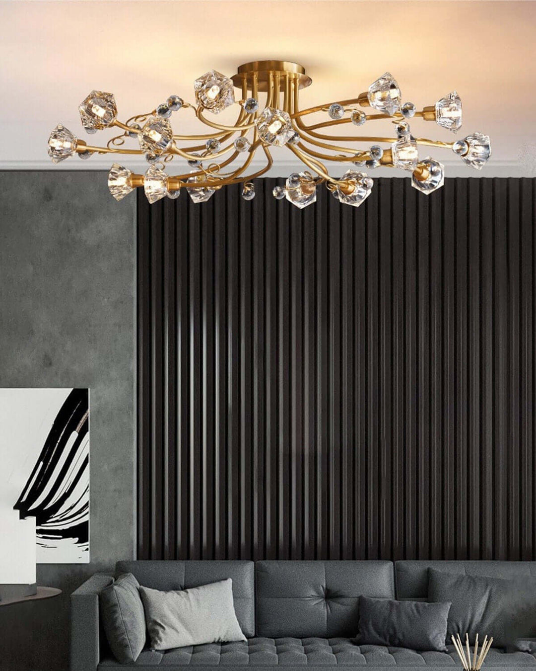 Kavroli Ceiling Light – Nordic Luxury Crystal Ceiling Light