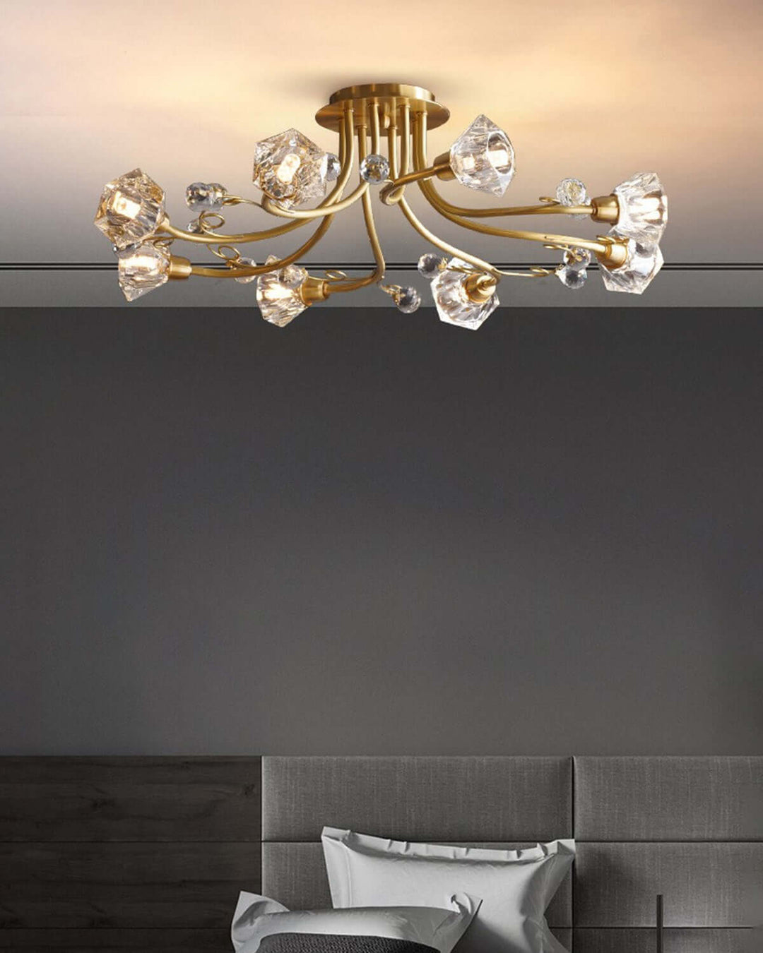 Kavroli Ceiling Light – Nordic Luxury Crystal Ceiling Light