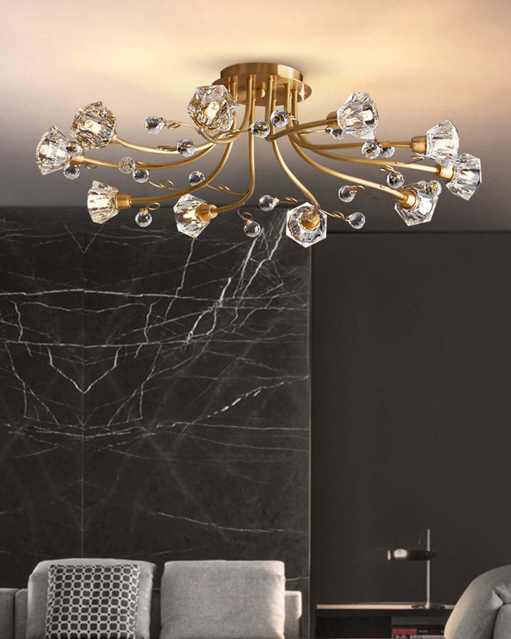 Kavroli Ceiling Light – Nordic Luxury Crystal Ceiling Light