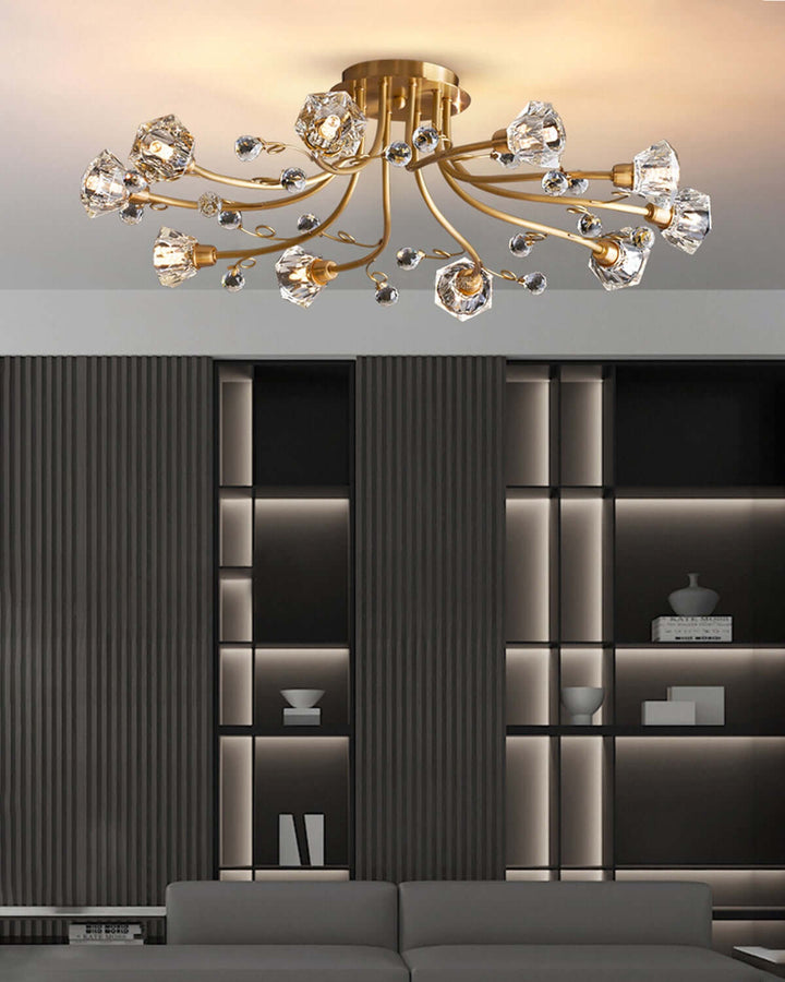 Kavroli Ceiling Light – Nordic Luxury Crystal Ceiling Light