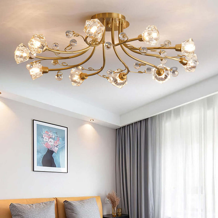 Kavroli Ceiling Light – Nordic Luxury Crystal Ceiling Light