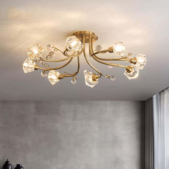Kavroli Ceiling Light – Nordic Luxury Crystal Ceiling Light